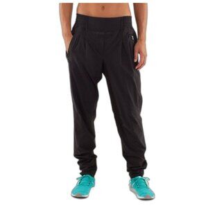 Lululemon Run With Rover Pant Double Layer Black Sz 6